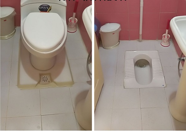 روش های تبدیل توالت ایرانی به فرنگی