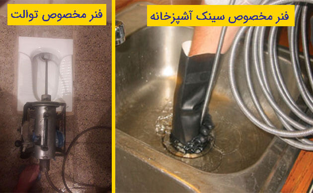 هزینه رفع گرفتگی لوله با فنر فولادی