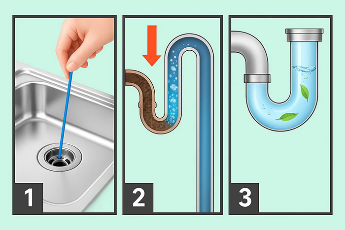 پیشگیری از بوی بد فاضلاب در آشپزخانه برای پیشگیری از بوی بد فاضلاب در آشپزخانه چکار کنیم