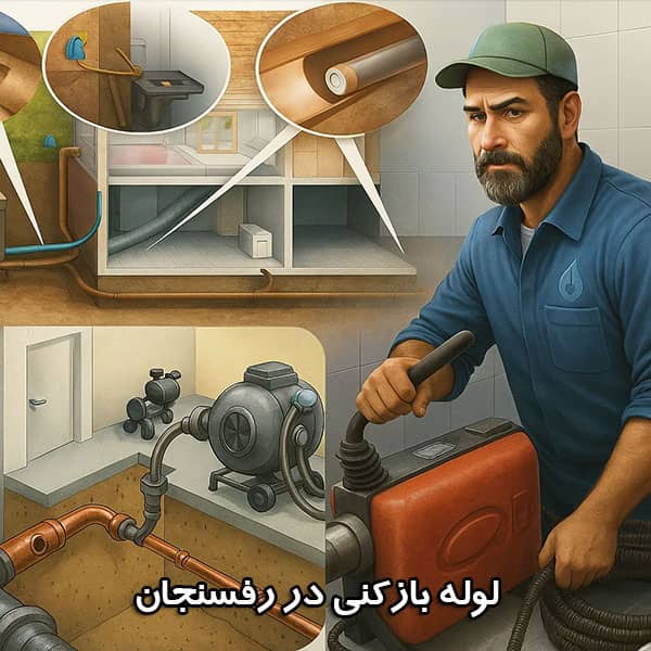 هزینه لوله بازکنی در رفسنجان چقدره