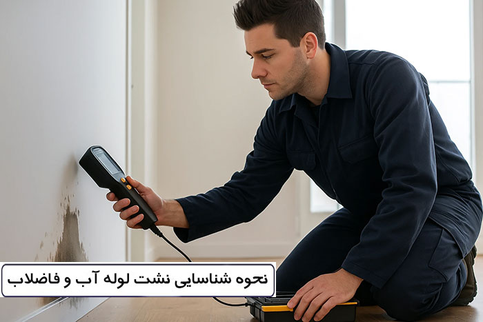 نحوه شناسایی نشت لوله آب و فاضلاب چگونه است