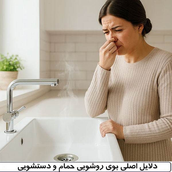 چه دلایلی باعث بوی روشویی حمام و دستشویی میشود